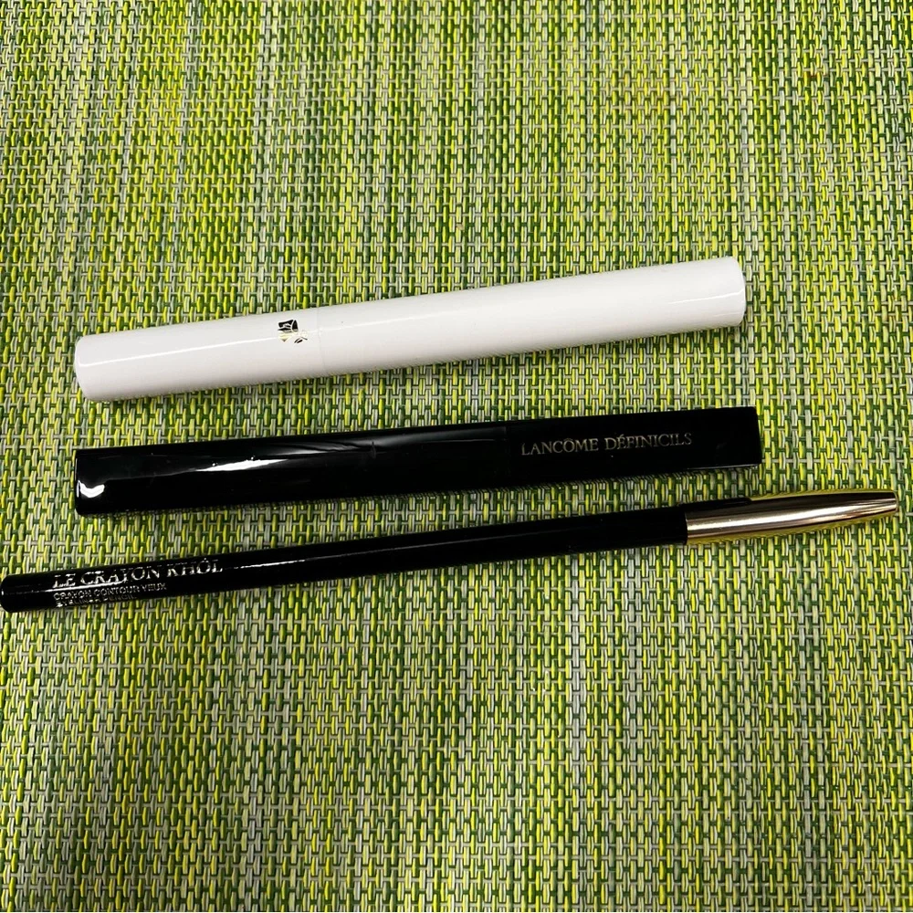 Lancome Definicils Mascara and primer Set - Black and White eyeliner pencil